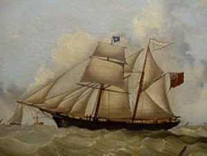 Two-masted top sail Schooner